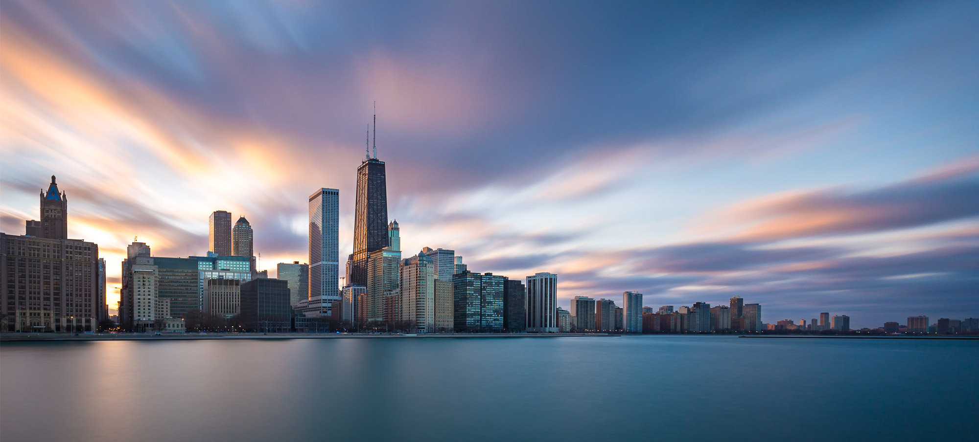 skyline view of chicago
